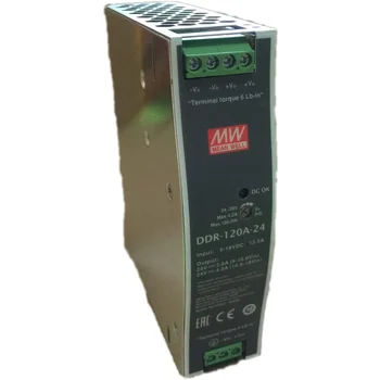 Преобразователь DDR-120A-24 DC/DC; 120Вт; Uвх:9 - 18 В; Uвых:24В DC; Iвых:4,2 А, Mean Well